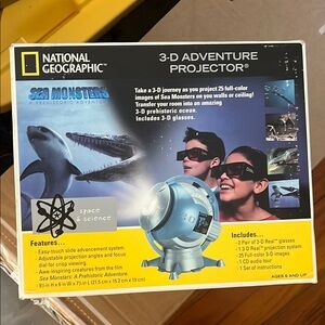 National Geographic 3-D Adventure Projector